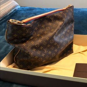 Authentic Luis Vuitton  Sully MM 14*12*5
